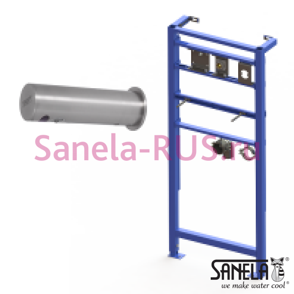 Комплект SLZN 83ER (1 дозатор, бачок 1л, рама)