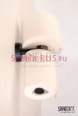 Нержавеющий двойной держатель туалетной бумаги SLZD 21N арт: 62211 Sanela Чехия (фото, схема)