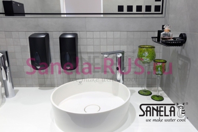 Дозатор пенного мыла 1л пластик ABS SLDN 05N арт: 72051 Sanela Чехия (фото, схема)