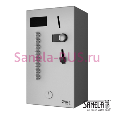 Монетный автомат для 2-8 для электроприбора SLZA 04L арт: 88040 Sanela Чехия (фото, схема)