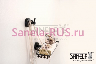 Нержавеющая двойная вешалка SLZD 01N арт: 62011 Sanela Чехия (фото, схема)