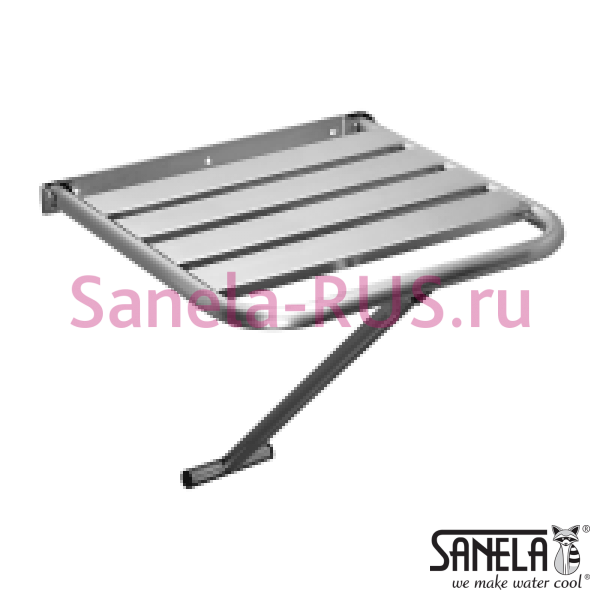 Нержавеющее откидное сиденье в душ SLZM 06