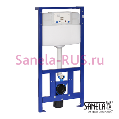 Монтажная рама с бачком SLR 21 арт: 08210 Sanela Чехия (фото, схема)