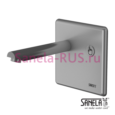 Нажимной кран пьезо SLU 04P17B арт: 53043 Sanela Чехия (фото, схема)